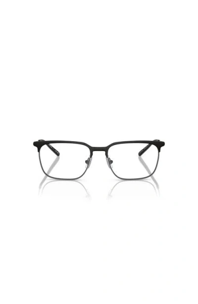 Arnette 53mm Rectangle Optical Glasses In Black
