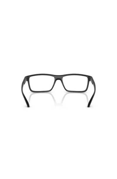 Arnette 56mm Rectangle Optical Glasses In Black