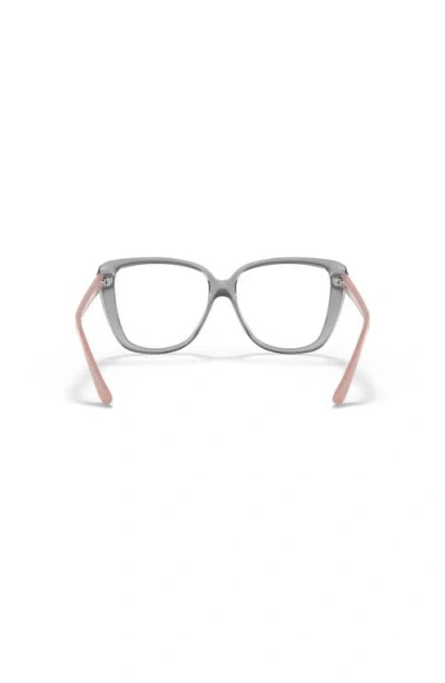 Vogue Eyewear 54mm Butterfly Optical Glasses In Blue