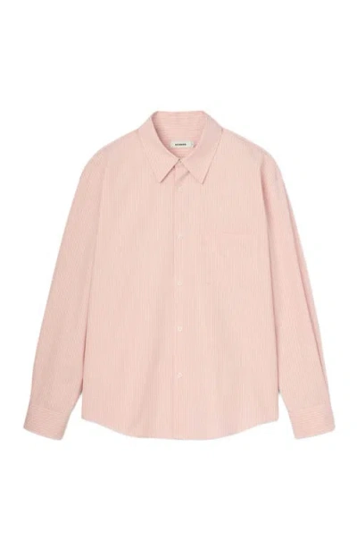 Sandro Striped Shirt In Pink
