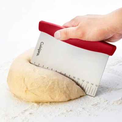 Cuisipro Dough Cutter & Scraper, Red In Red