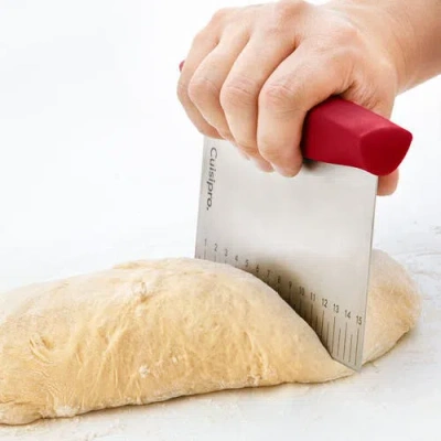 Cuisipro Dough Cutter & Scraper, Red In Red