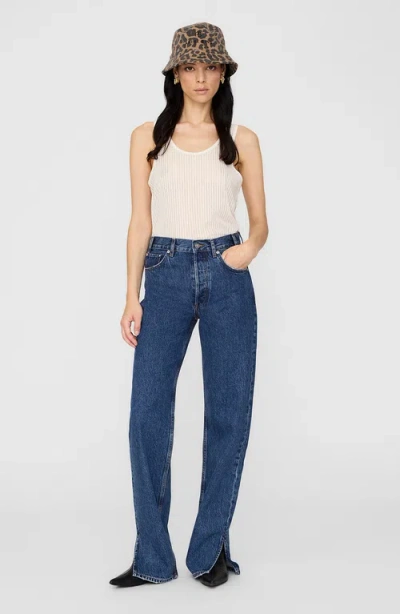 Anine Bing Nicks Leopard-print Bucket Hat In Brown