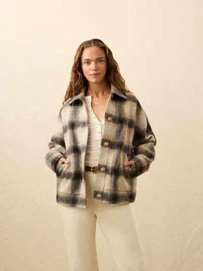 Faherty Rocky Ridge Plaid Jacket In Multi