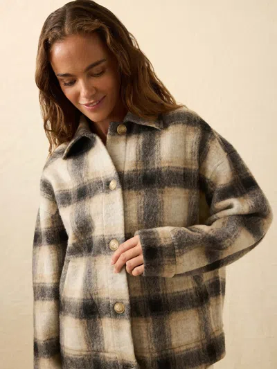 Faherty Rocky Ridge Plaid Jacket In Multi