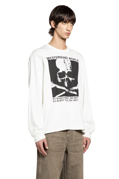 Mastermind Japan Man White Shirts In White