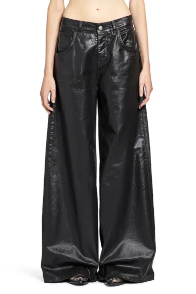 Laneus Woman Black Trousers In Black