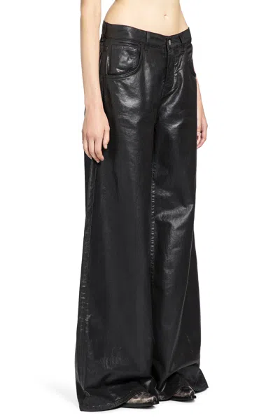 Laneus Woman Black Trousers In Black