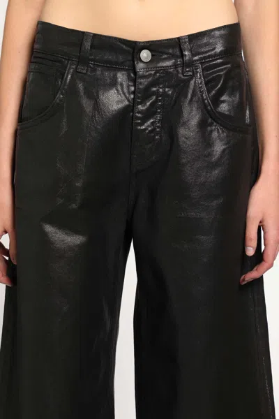 Laneus Woman Black Trousers In Black