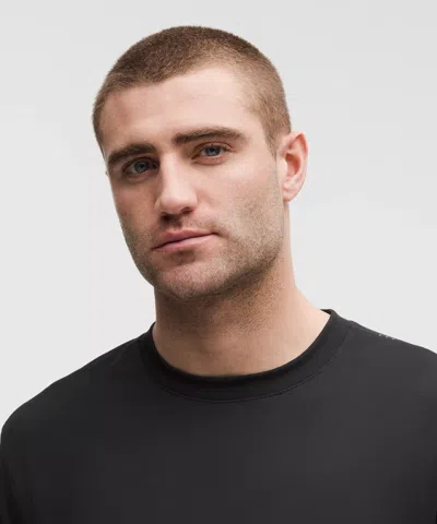 Lululemon Rulu Fleece Crewneck Long-sleeve Shirt In Black