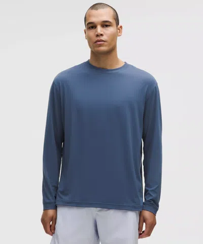 Lululemon Easyset Training Long-sleeve Shirt In Blue