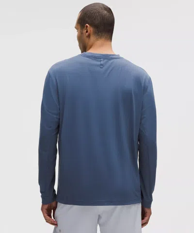 Lululemon Easyset Training Long-sleeve Shirt In Blue