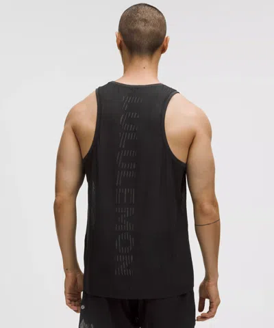 Lululemon Fast And Free Airflow Running Tank Top In Black