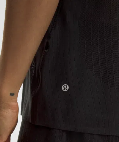 Lululemon Fast And Free Airflow Running Tank Top In Black
