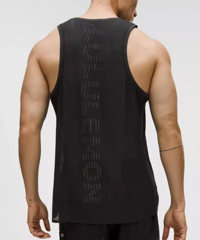 Lululemon Fast And Free Airflow Running Tank Top In Black