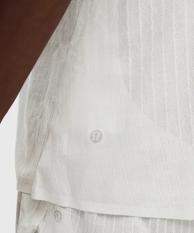 Lululemon Fast And Free Airflow Running Tank Top In White