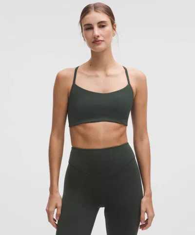 Lululemon Flow Y Bra Light Support, A/b Cup In Gray