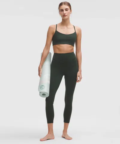 Lululemon Flow Y Bra Light Support, A/b Cup In Gray