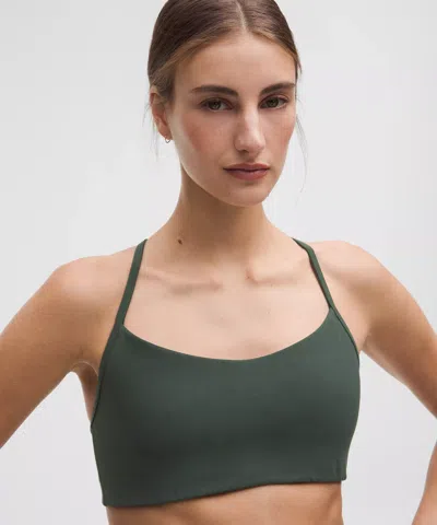 Lululemon Flow Y Bra Light Support, A/b Cup In Gray