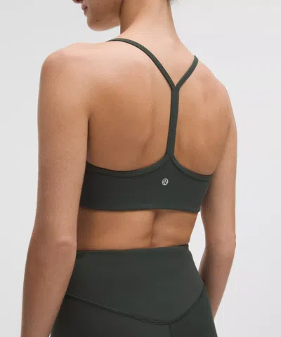 Lululemon Flow Y Bra Light Support, A/b Cup In Gray