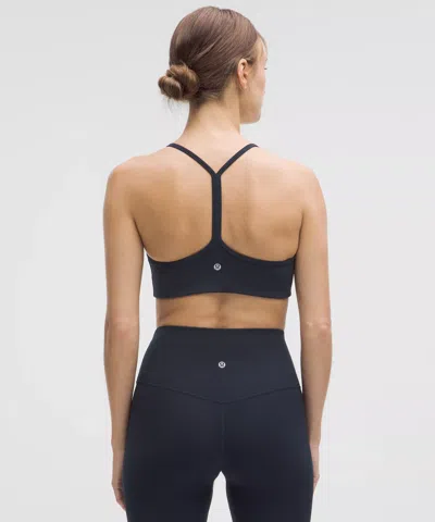 Lululemon Flow Y Bra Light Support, A/b Cup In Black