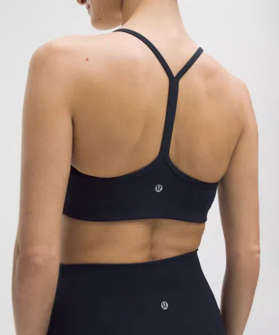 Lululemon Flow Y Bra Light Support, A/b Cup In Black