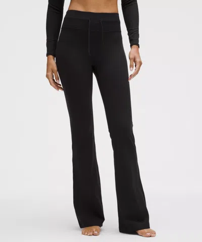 Lululemon Wunder Under Smoothcover Ultra-flared High-rise Yoga Pants In Black