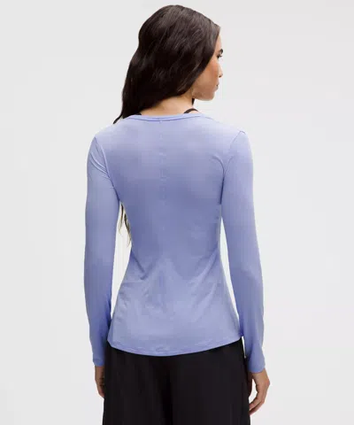 Lululemon Lightweight Flowy Hem Long-sleeve Shirt In Blue