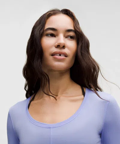 Lululemon Lightweight Flowy Hem Long-sleeve Shirt In Blue