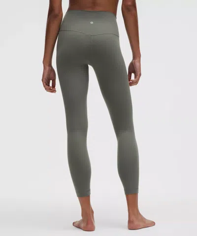 Lululemon Align High Rise Pant 25" In Dark Forest In Gray