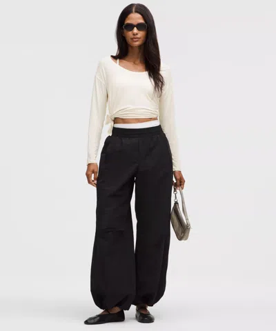 Lululemon Silkappeal Side-slit Long-sleeve Shirt In White