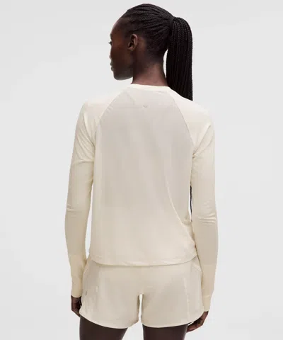 Lululemon Swiftly Mesh-back Long-sleeve Shirt In Neutral