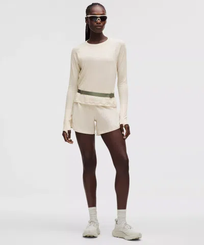 Lululemon Swiftly Mesh-back Long-sleeve Shirt In Neutral