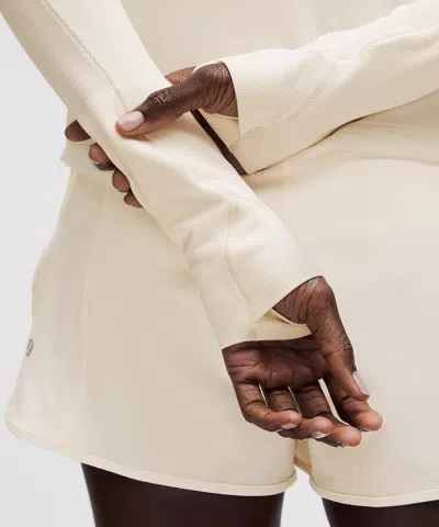 Lululemon Swiftly Mesh-back Long-sleeve Shirt In Neutral