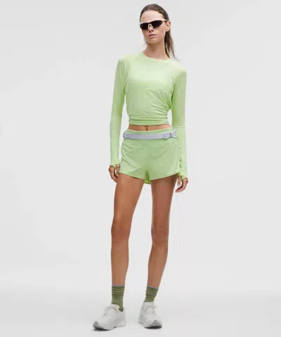 Lululemon Swiftly Mesh-back Long-sleeve Shirt In Green