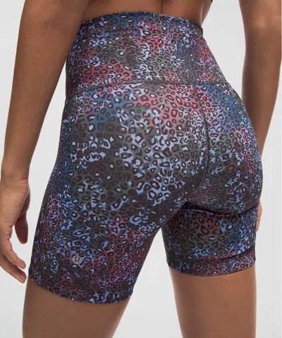 Lululemon Wunder Train High-rise Short 6" In Multi