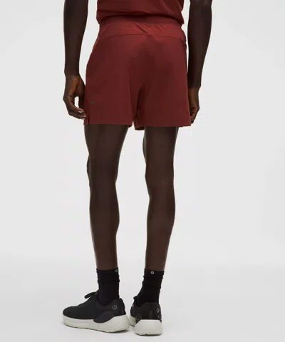 Lululemon Zeroed In Linerless Short 5" In Red