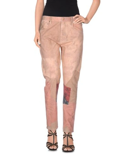 Isabel Marant Denim Trousers In Pink