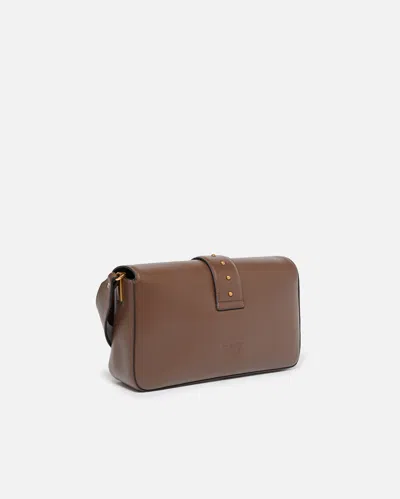 Pinko Shoulder Bag Love Bag Large In Leather In Brown