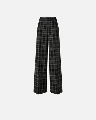Pinko Pantalon À Carreaux In Black