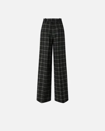 Pinko Pantalon À Carreaux In Black