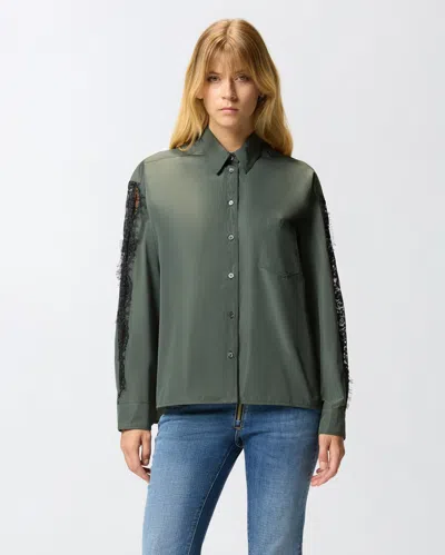 Pinko Shirts Verde Siccomoro In Green