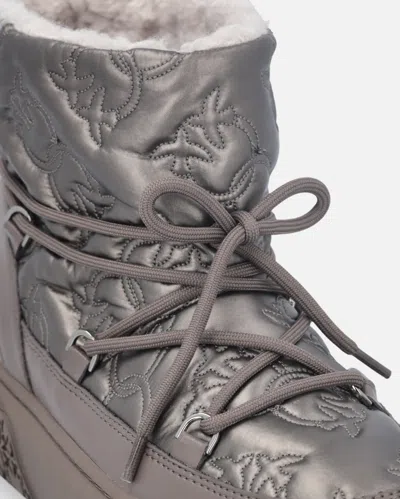 Pinko Bottes Matelassées À Logo Love Birds In Multi