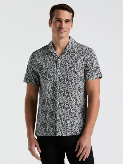 Perry Ellis Men's Triangle Geo Print Shirt In Black