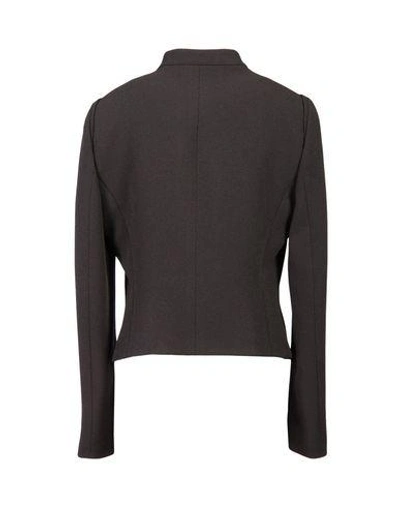 Shop Emporio Armani Blazer In Lead