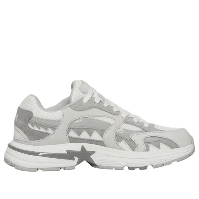 A Bathing Ape Shark Sta M2 'white' In Gray