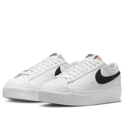 Nike Blazer Low Platform Womens Faux Leather Platform Running & Training Shoes In Multi