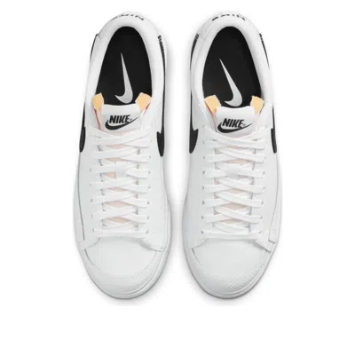 Nike Blazer Low Platform Womens Faux Leather Platform Running & Training Shoes In Multi