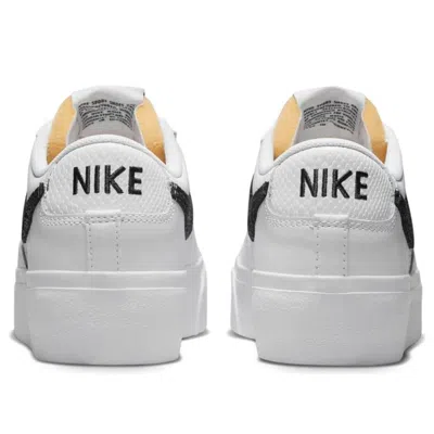 Nike Blazer Low Platform Womens Faux Leather Platform Running & Training Shoes In Multi