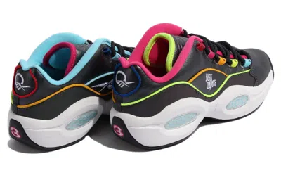 Reebok Question Low X Just Dance 'black Iridescent' In Multi